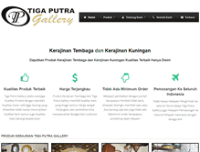 Tablet Screenshot of kerajinantembagakuningan.com